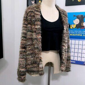 Quirky Fuzzy Cardigan